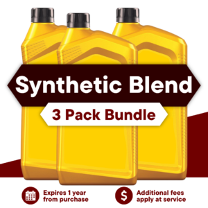 3PACK – Jiffy Lube Signature Service® Oil Change – (Synthetic Blend) – 3SCBLE